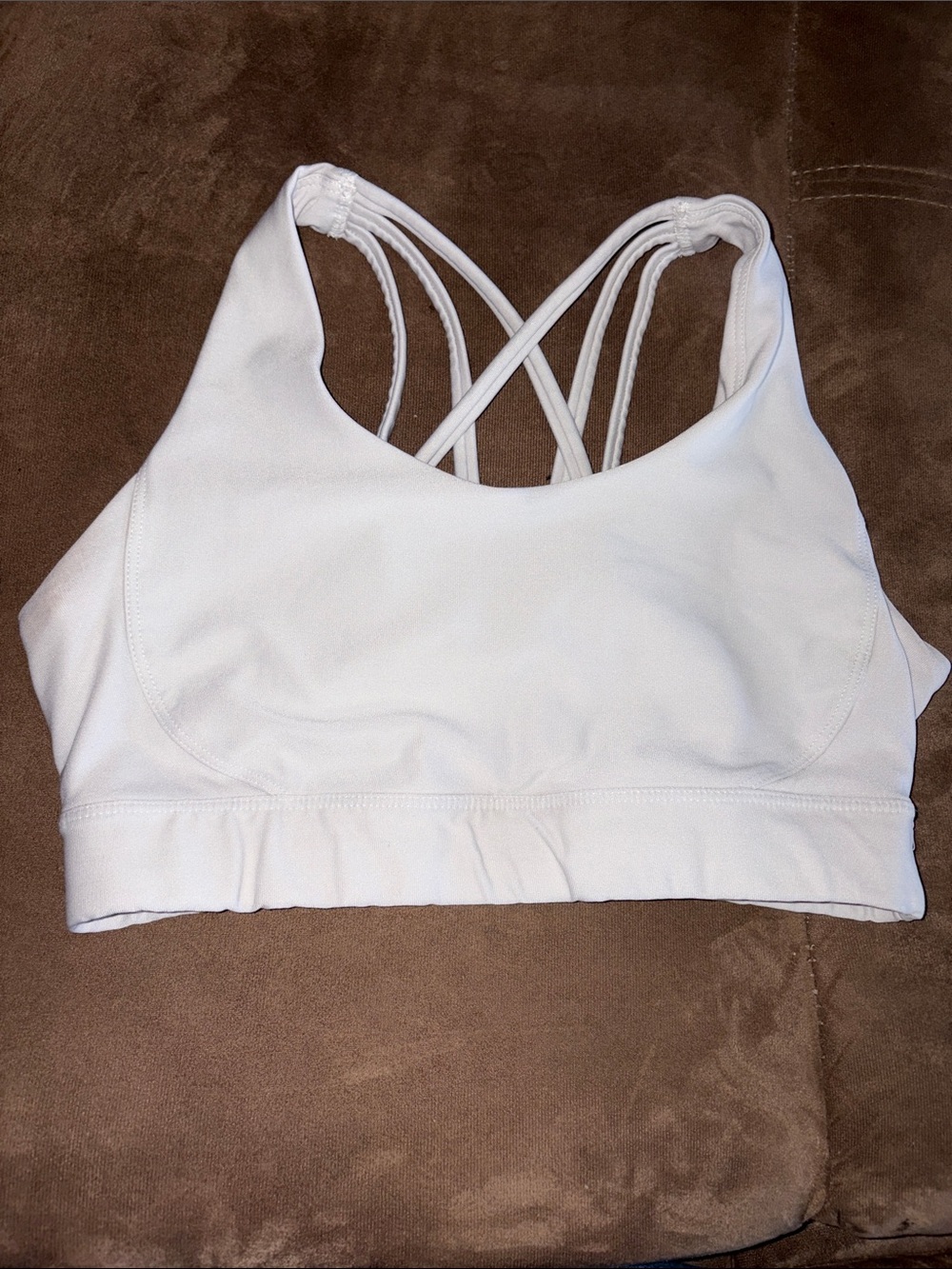 White Strappy Back Sports Bra - Women Intimates & Sleepwear